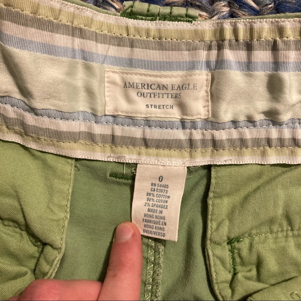 🟢 American Eagle Light Green Shorts - Picture 4 of 7